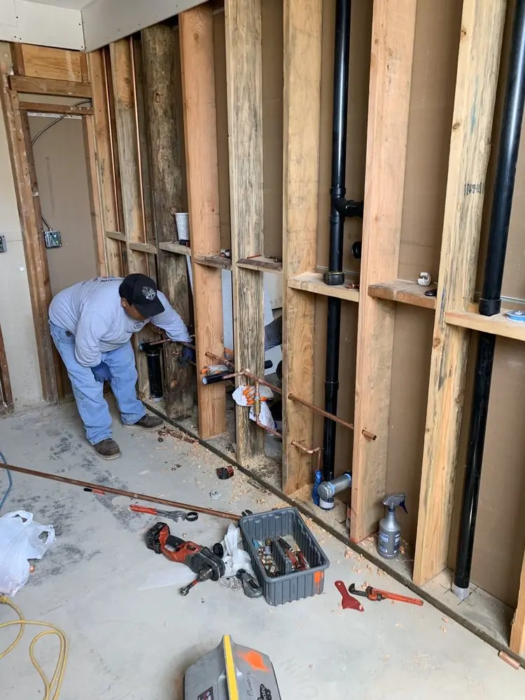 Commercial rough-in plumbing for Trenchless Sewer Repair in McCray